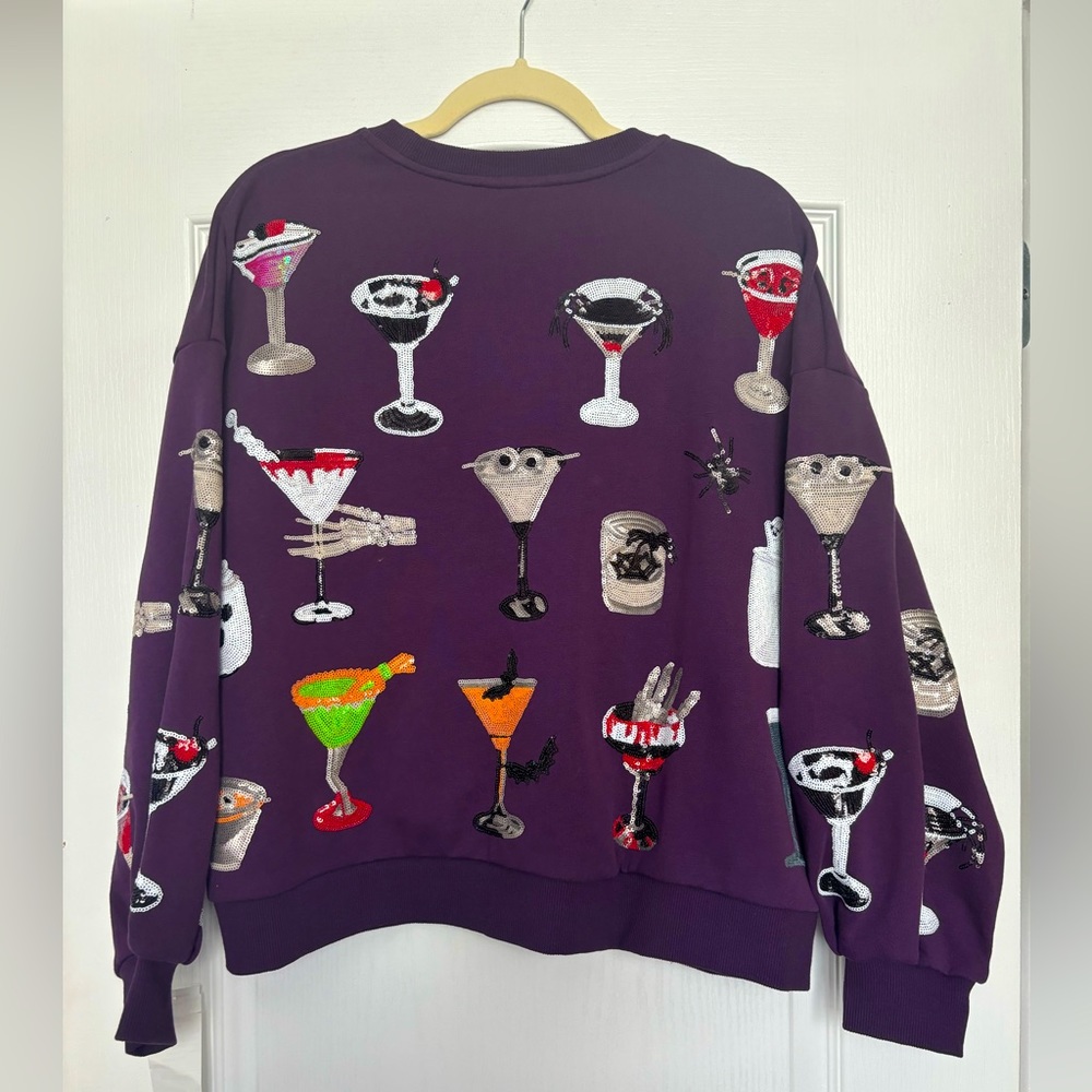Queen of Sparkles Spooky Spirits Sweatshirt - Picture 2 of 2